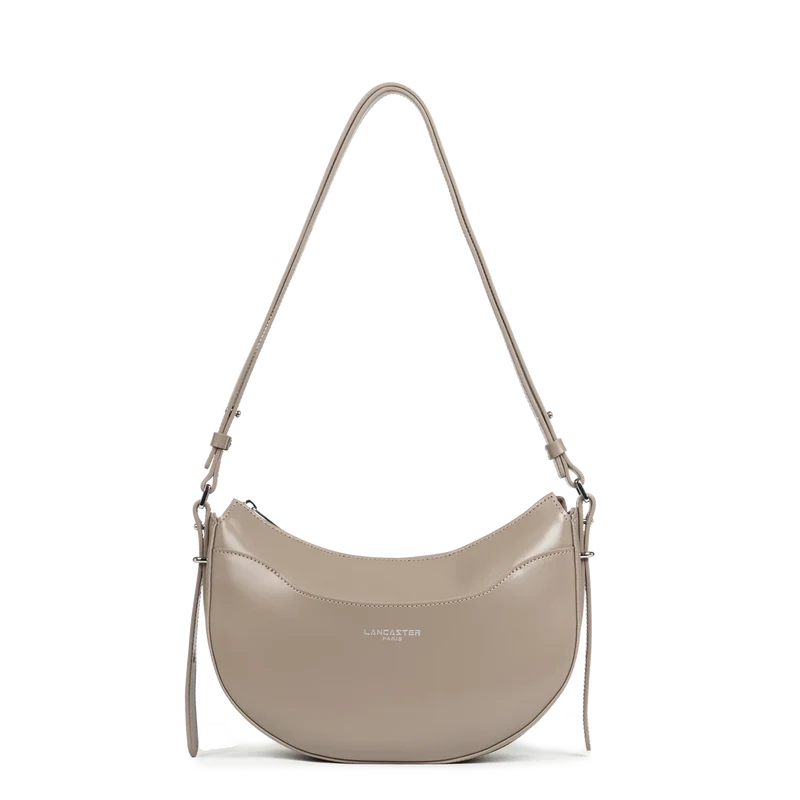 Sac Demi Lune Lancaster Galet Foncé