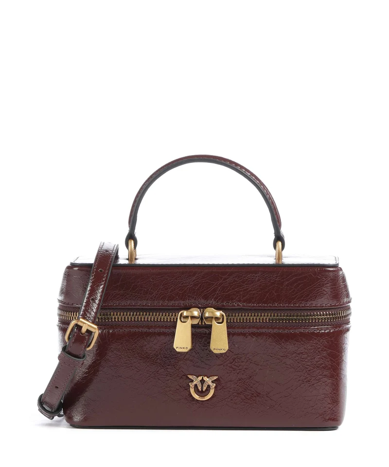 Pinko Vanity Mini Sac bandoulière castano intenso/antique gold