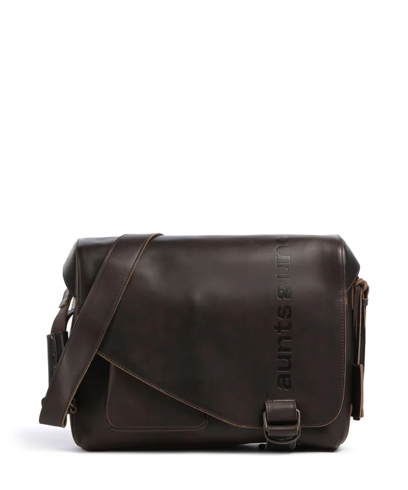 Aunts & Uncles Heritage Medium Judd Sac messager dark brown