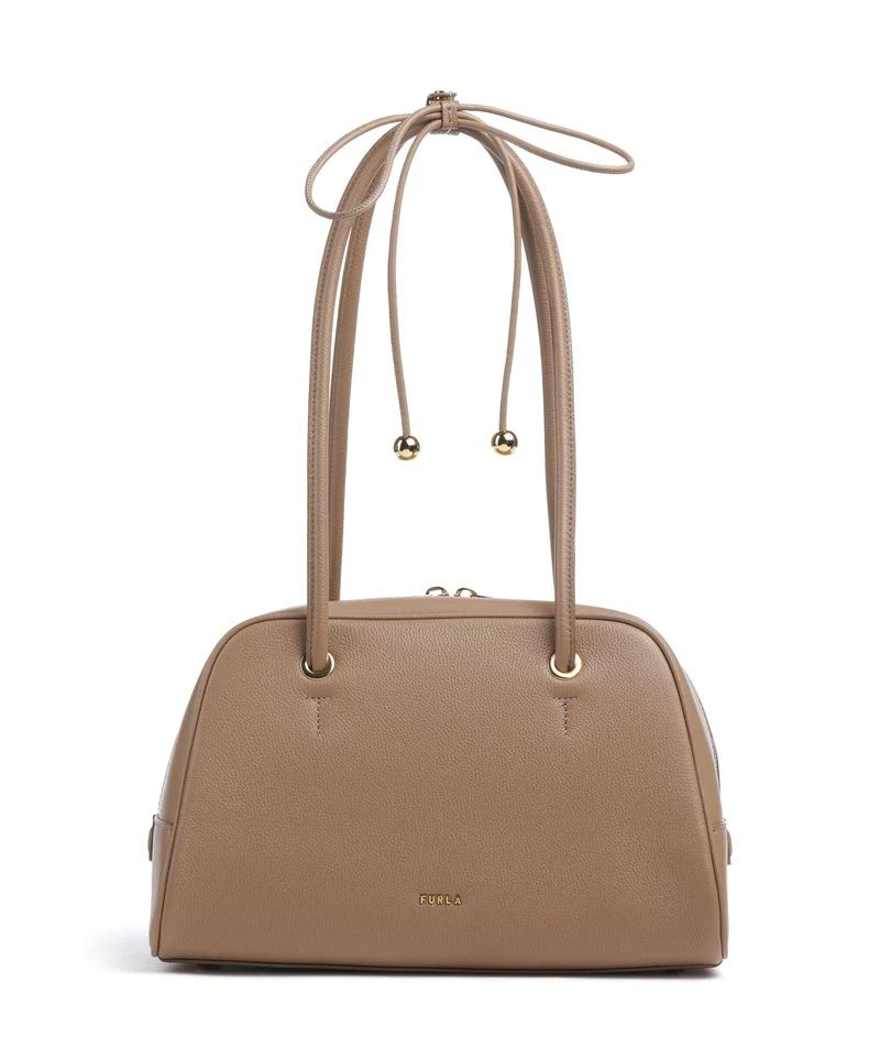 Furla Poppy M Sac porté épaule toffee