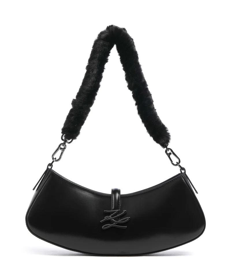 Karl Lagerfeld K/Autograph Small Sac porté épaule black gunmetal