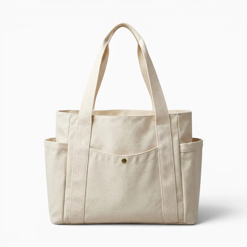 Sac à Main de Cours Fourre-Tout en Toile