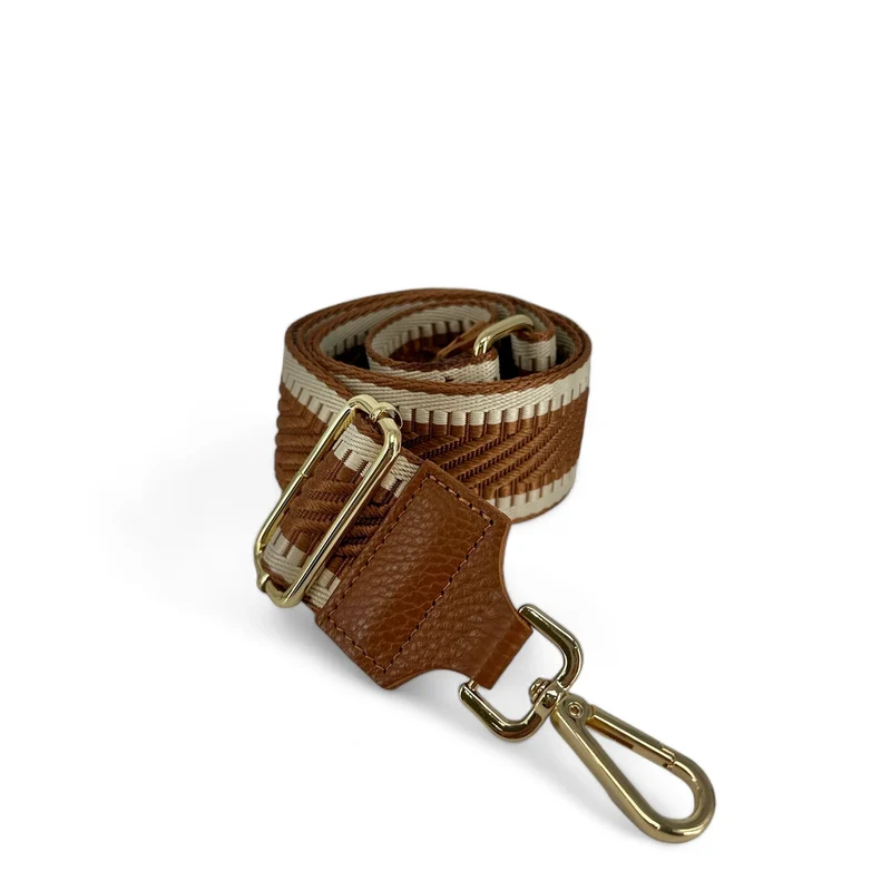 Bandoulière amovible UNI doré Marron camel