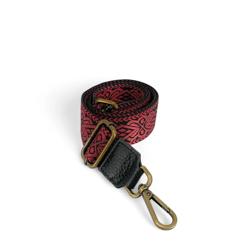 Bandoulière amovible ETHNIC laiton Bordeaux