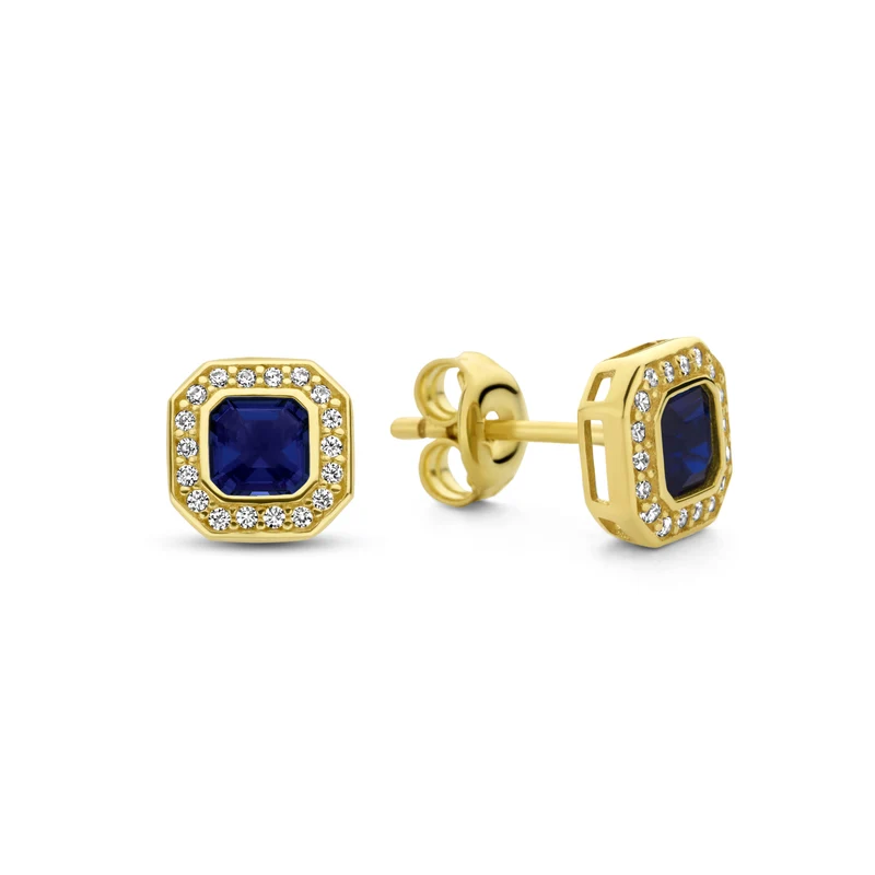 Beloro Jewels Monte Napoleone Boucles d'oreilles Or 9 carats BO360045