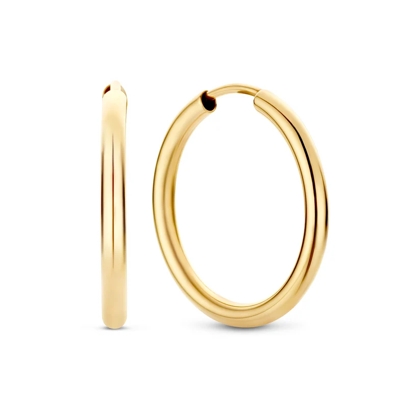 Beloro Jewels La Rinascente Femmes Créoles Or 9 carats BO360050
