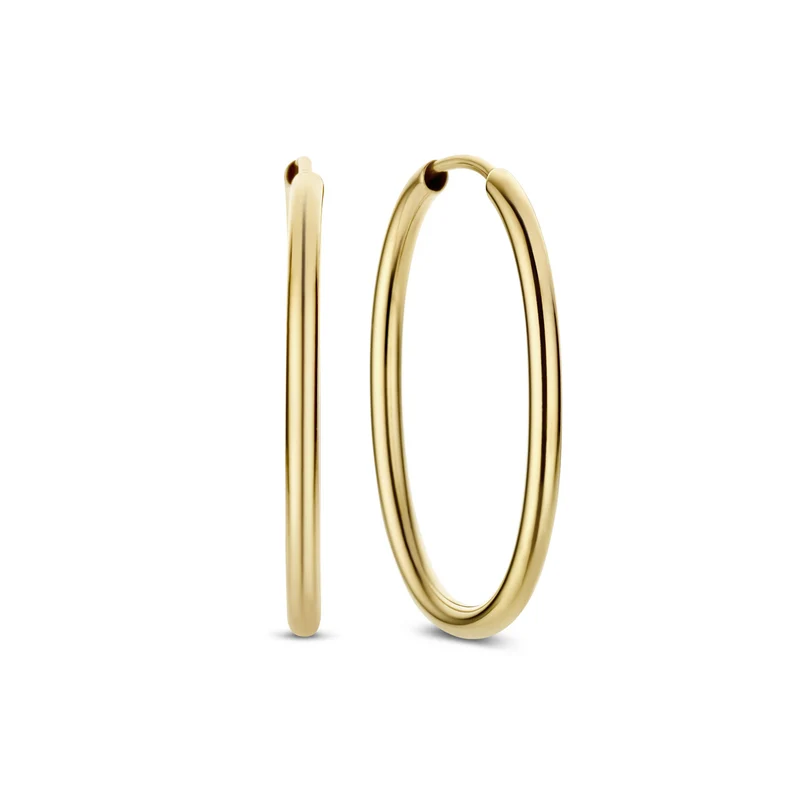 Beloro Jewels La Rinascente Femmes Créoles Or 9 carats BO360054