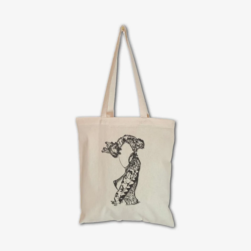 Tote Bag design Nox l’empreinte persistante | Dessin WO