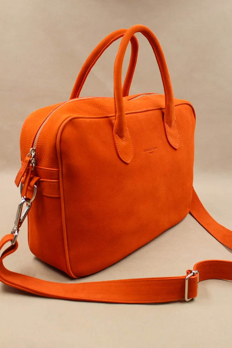 Sac porte-documents Auguste | Cuir Nubuck