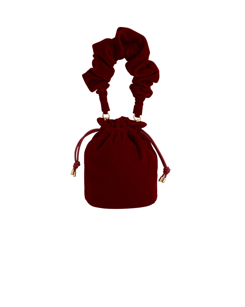 Ruby Red Bucket Bag