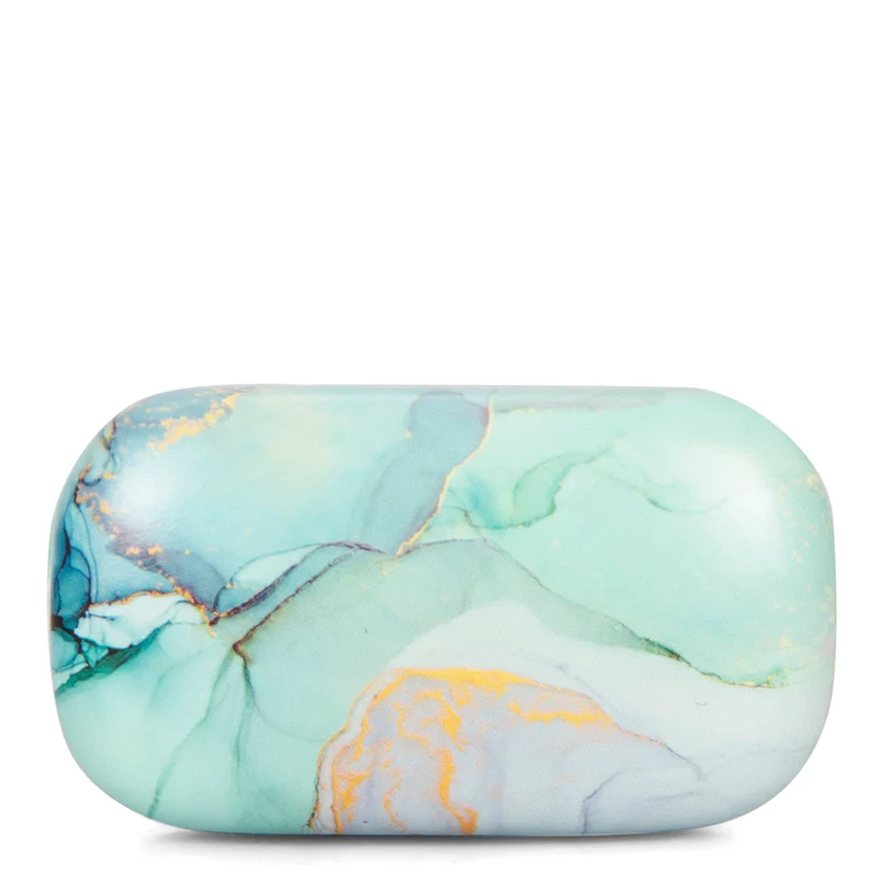 Turquoise Clouds Snap Top Case