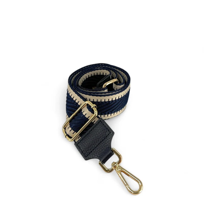 Bandoulière amovible UNI doré Bleu denim