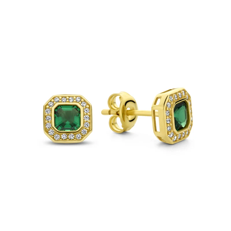 Beloro Jewels Monte Napoleone Femmes Boucles d'oreilles Or 9 carats BO360047