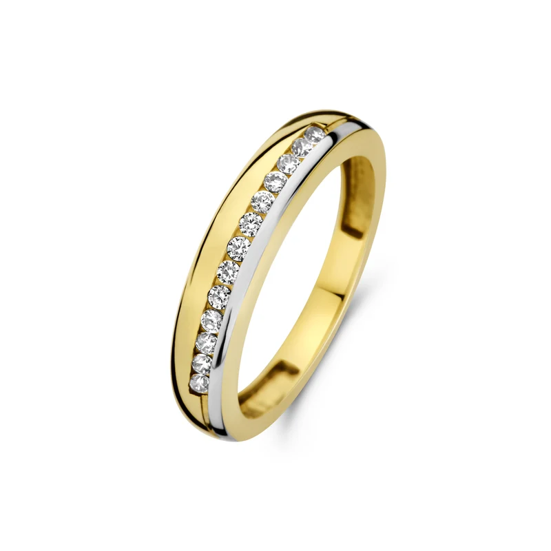 Beloro Jewels Monte Napoleone Femmes Bague Or 9 carats BO330017-52