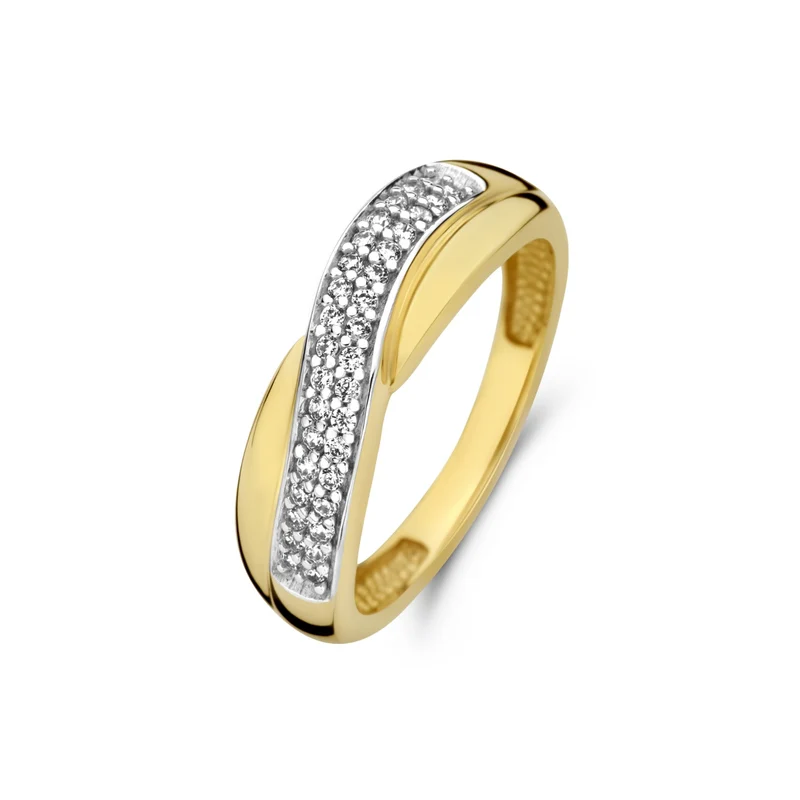 Beloro Jewels Monte Napoleone Femmes Bague Or 9 carats BO330020-56