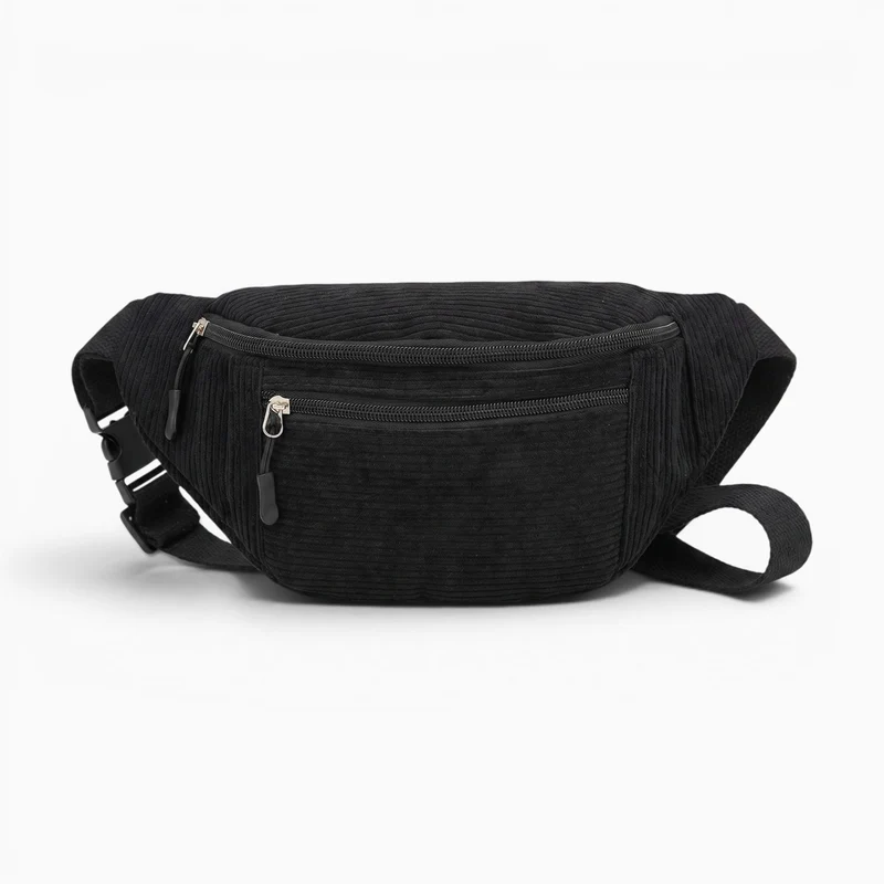 Sac Banane Velours Femme