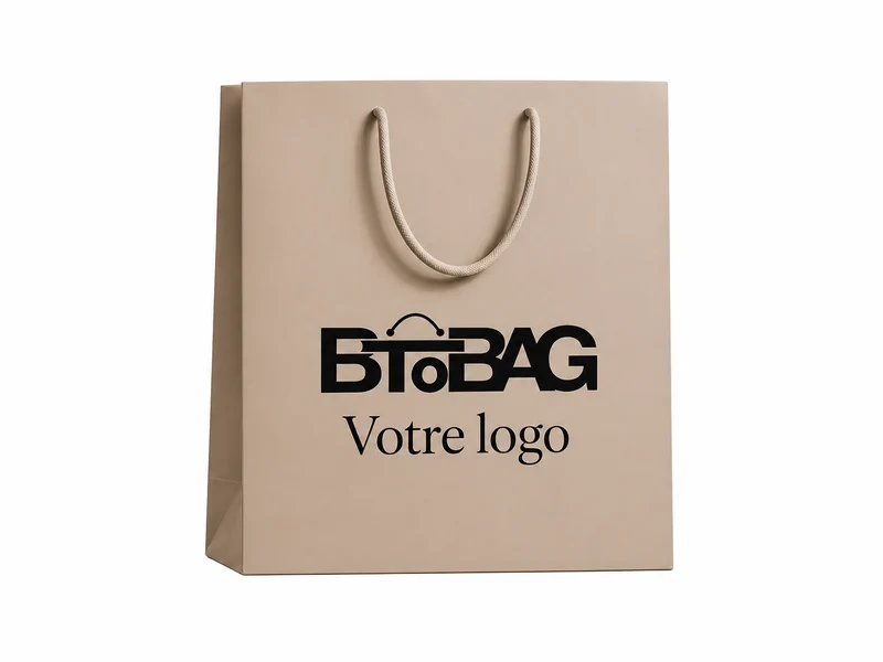 Sac luxe pelliculé mat soft-touch