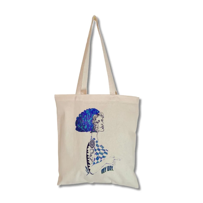Tote Bag imprimé Louise - Insoumise abyssale