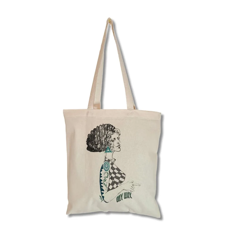 Tote Bag imprimé Louise - Insoumise boréale