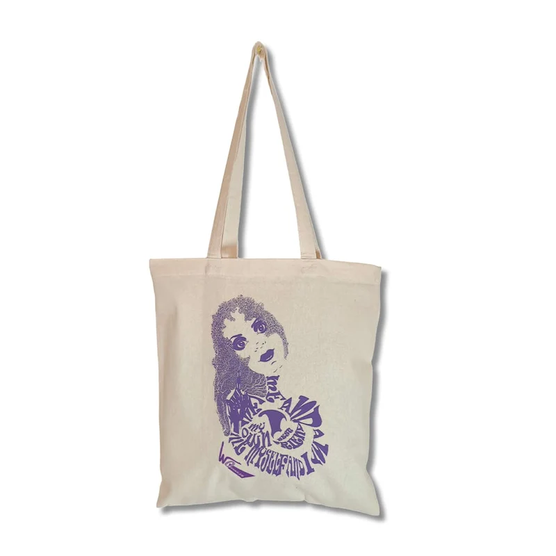 Tote bag imprimé Sasha - Rebelle indigo