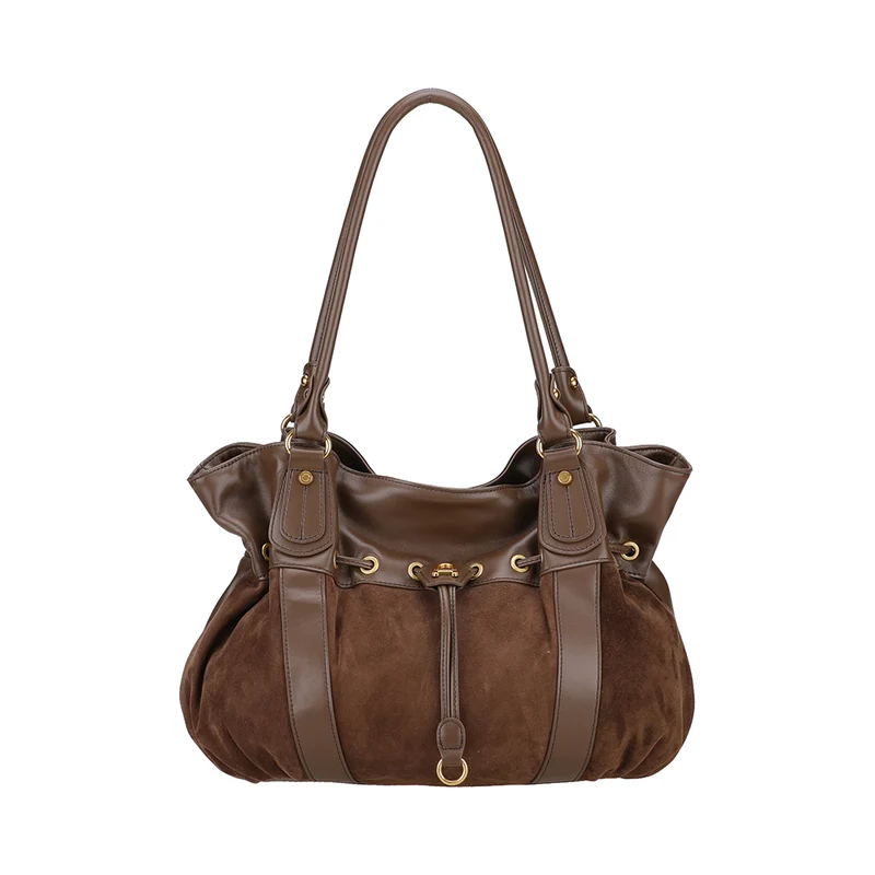 Sac épaule L Camille Suède cuir