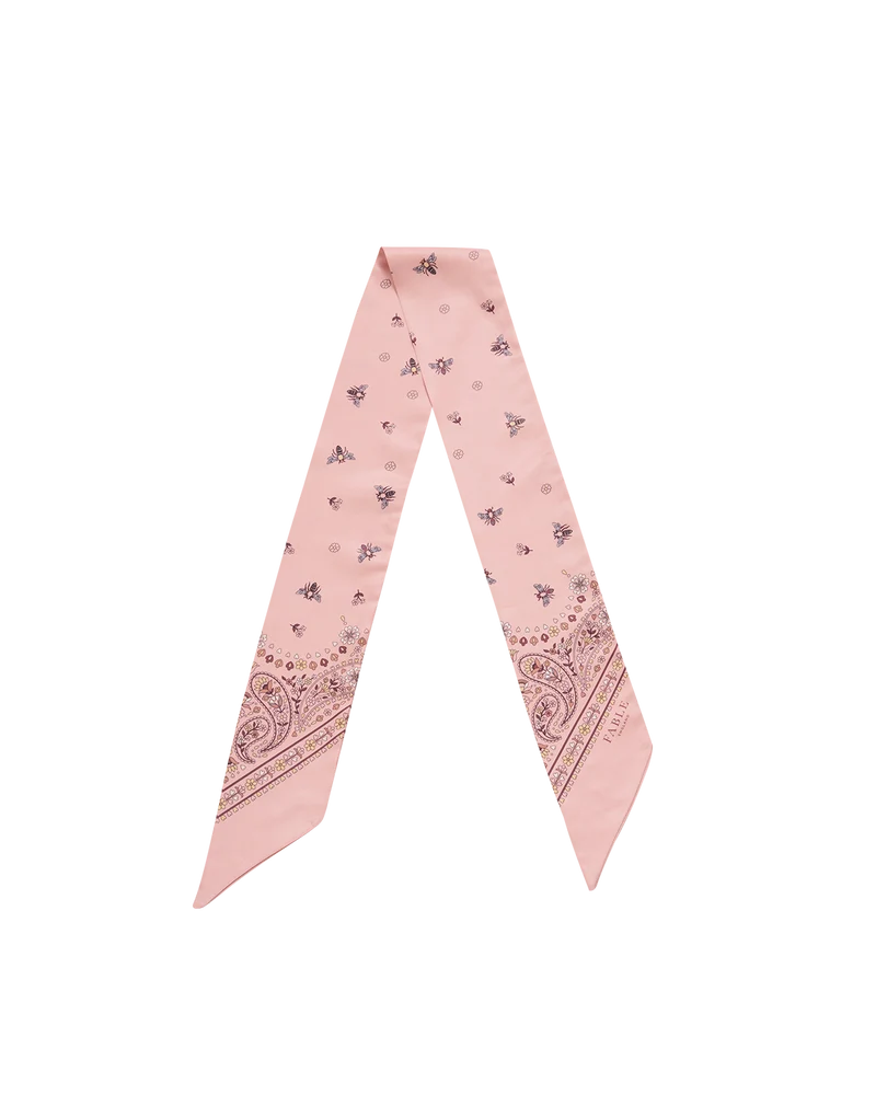 Eve Skinny Scarf in Pink