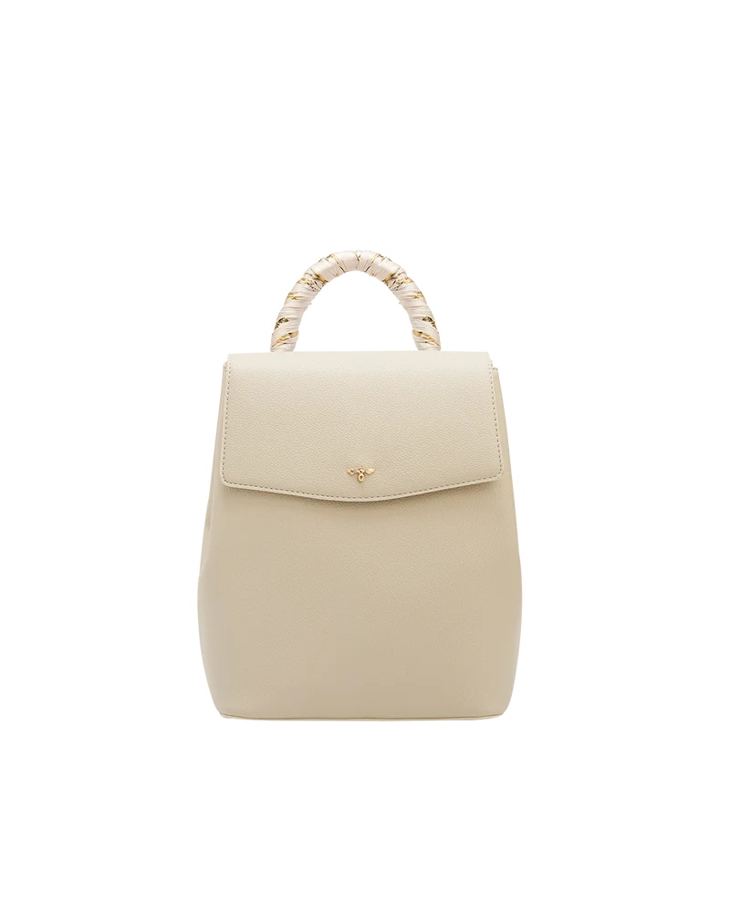 Laura Small Backpack in Stone