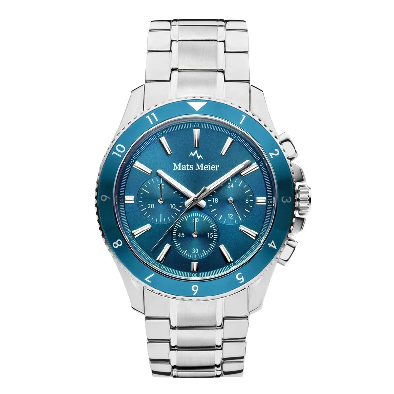Mats Meier Ponte Dei Salti Hommes Montre Argent MM00507