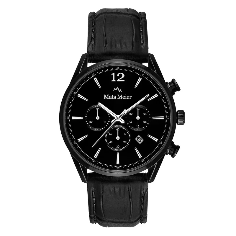 Mats Meier Grand Cornier Femmes Montre Noir MM00102