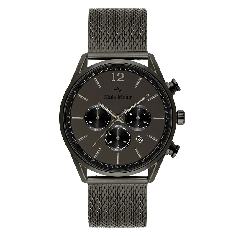 Mats Meier Grand Cornier Hommes Montre Gris MM00125