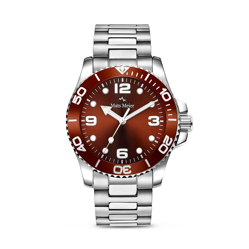 Mats Meier Ponte Dei Salti Hommes Montre Argent MM00526