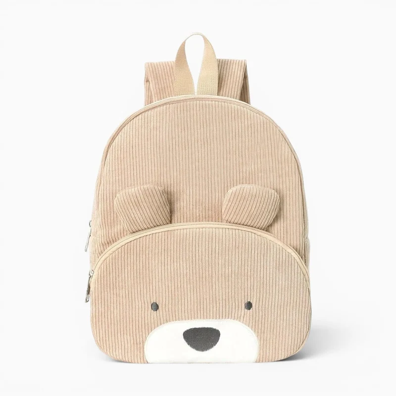 Sac à Dos Enfant Velours Côtelé Ours