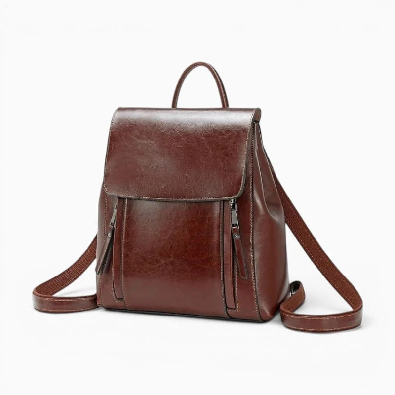 Sac à Dos Cuir Femme Vintage à Bandoulière