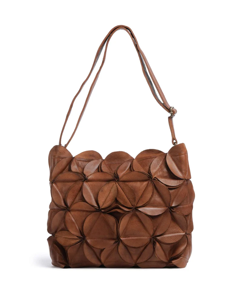 Depeche Rio Sac porté épaule dark cognac