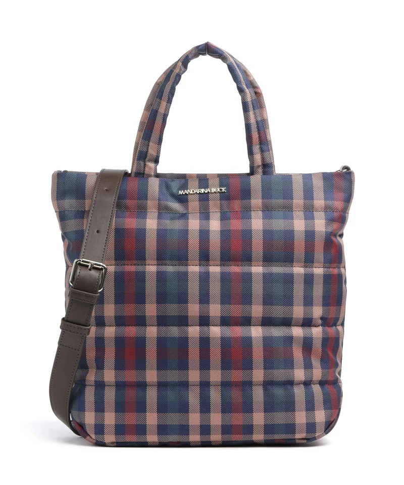 Mandarina Duck Tartan Sac à main tartan brown
