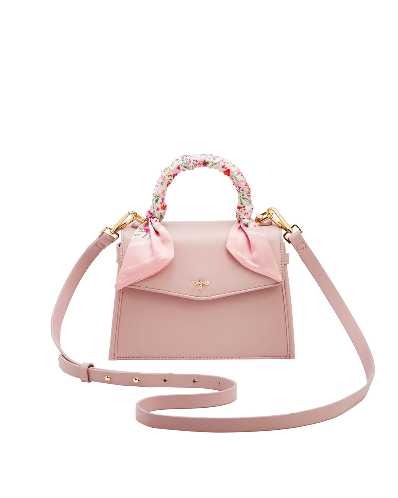Pink Structured Tote Bag Small