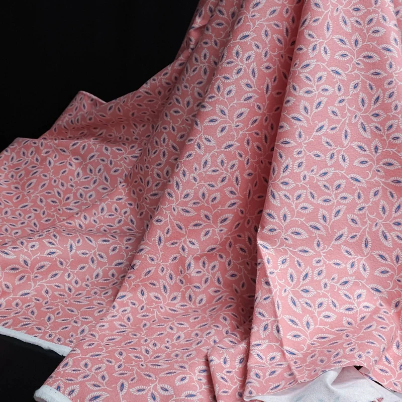 Flanelle Time Well Spent | Robert Kaufman | Rose | 110 cm | FIN DE ROULEAU