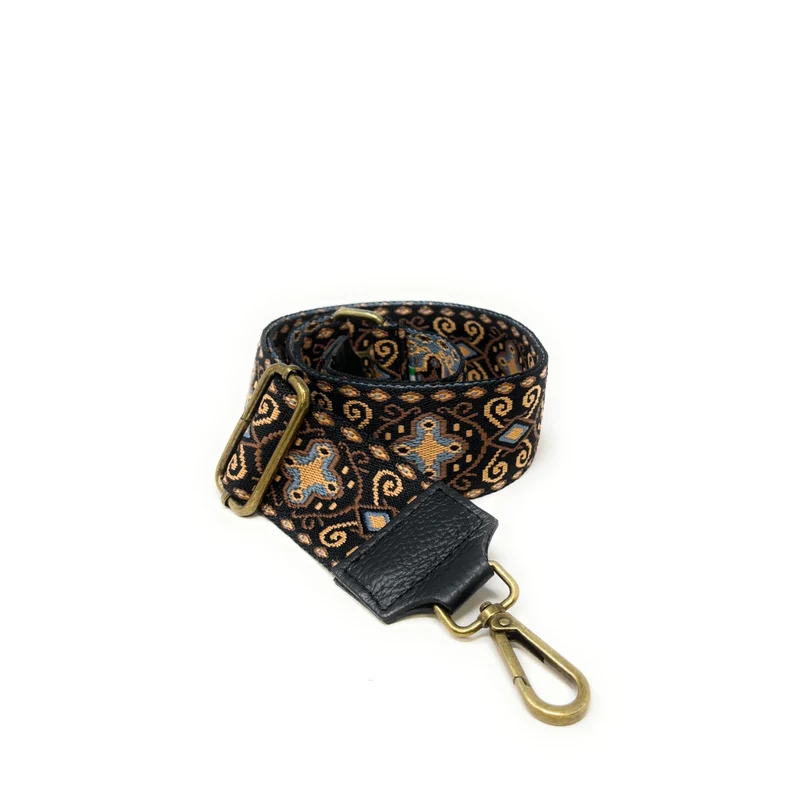 Bandoulière amovible ETHNIC Laiton Noir