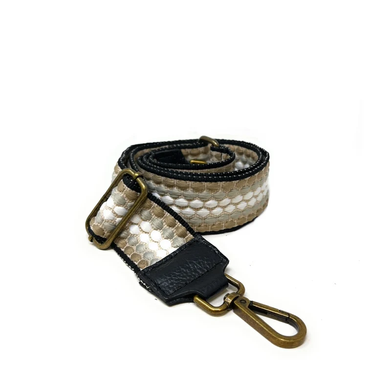 Bandoulière amovible POINT laiton Taupe