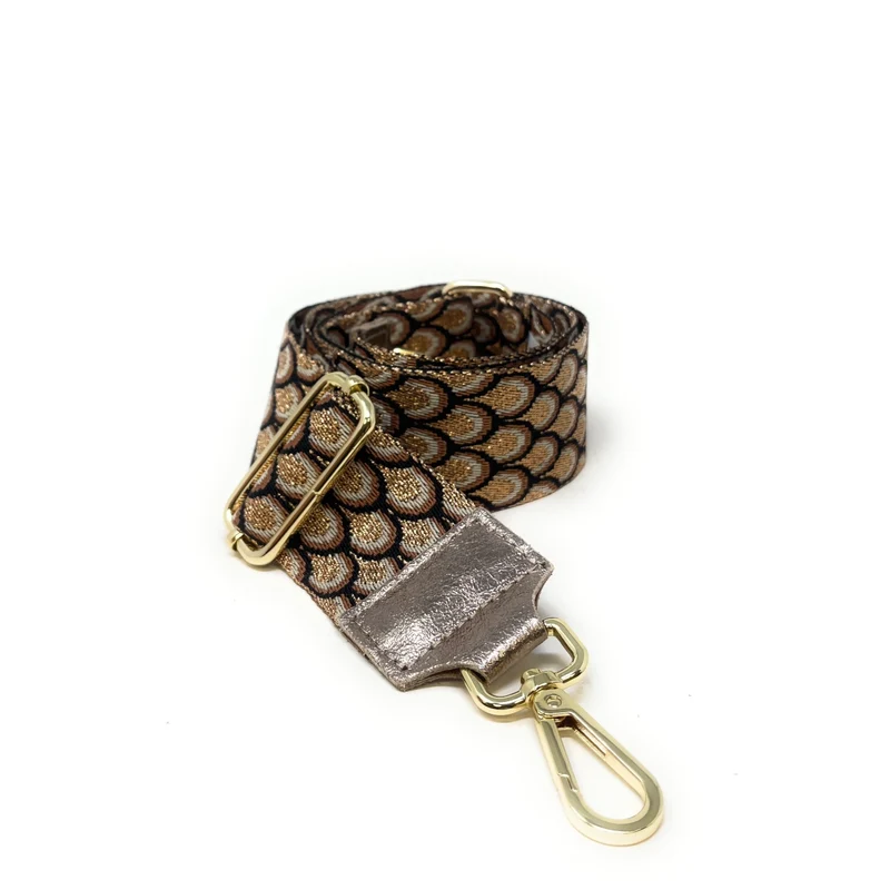 Bandoulière amovible ECAILLE doré Champagne irisé