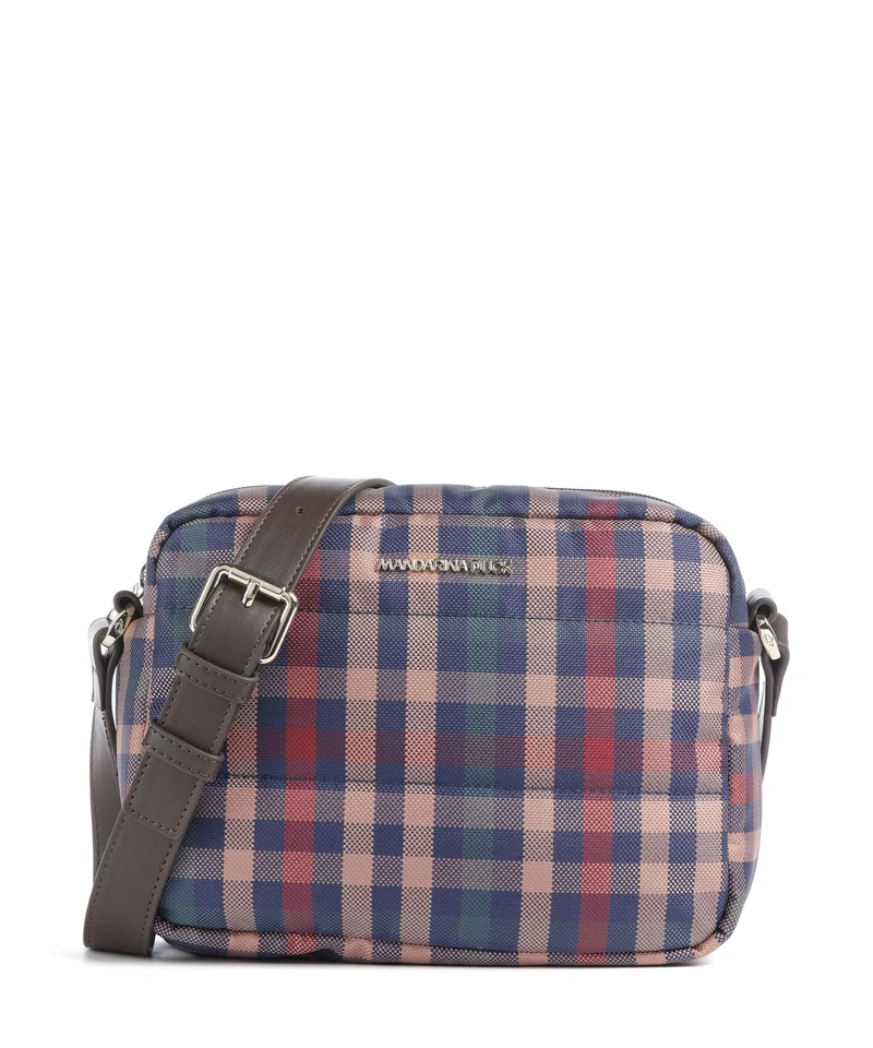 Mandarina Duck Tartan Sac bandoulière tartan brown
