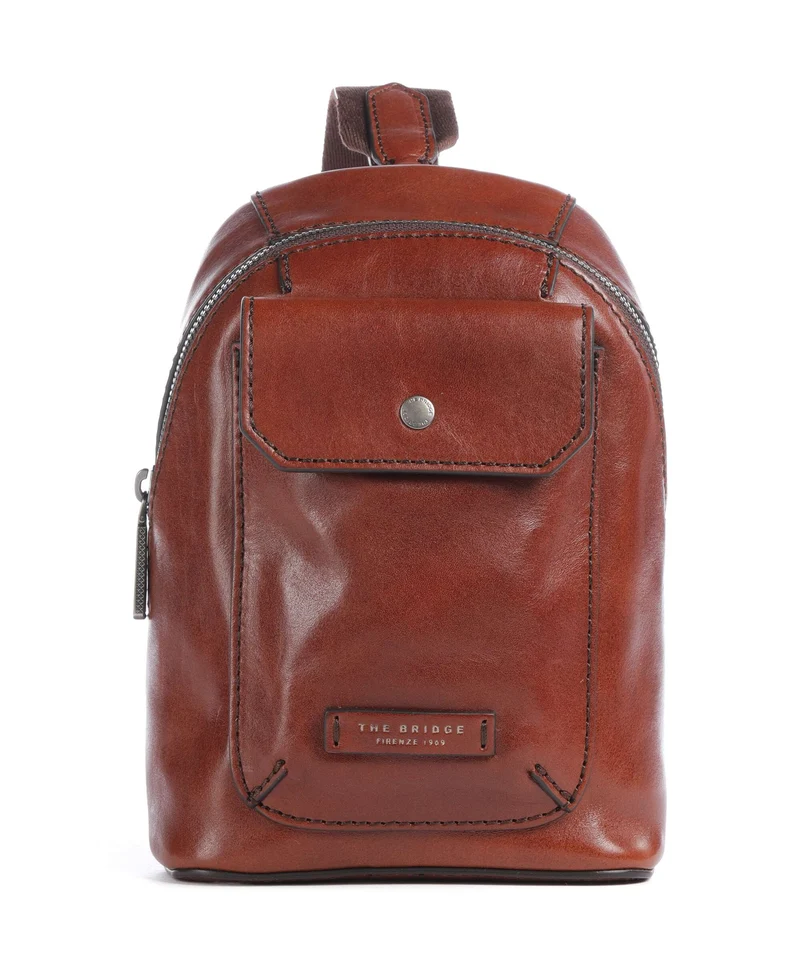 The Bridge Mattia Sac sling marrone