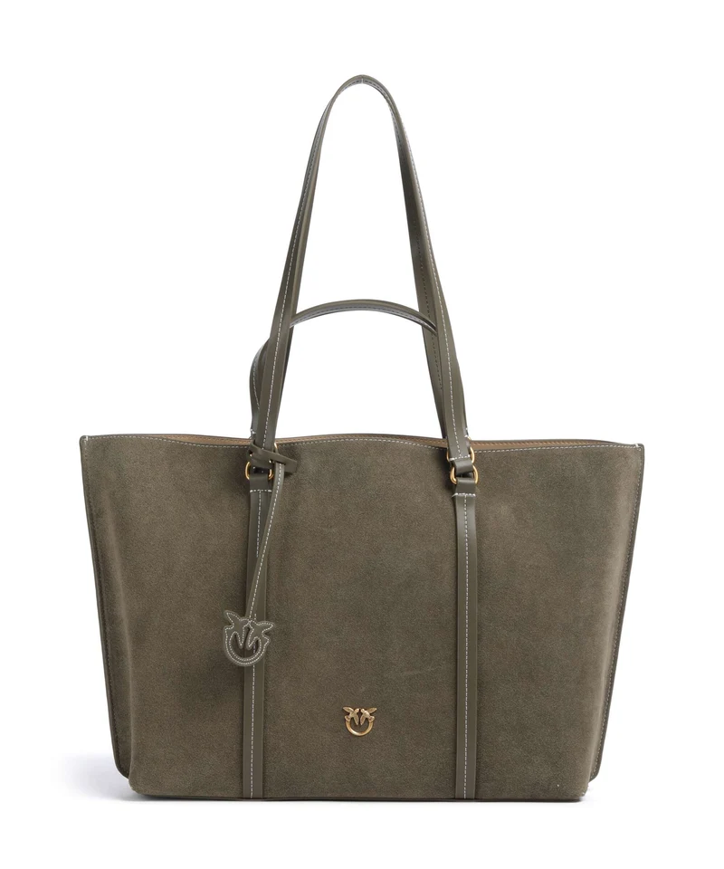 Pinko Carrie Big Cabas verde/oliva scuro/antique gold