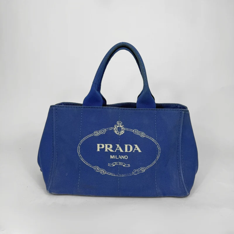 Prada Sac fourre-tout en toile Canapa