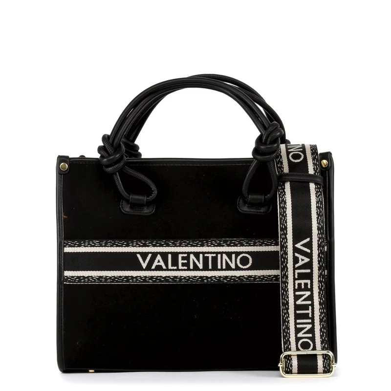 Valentino Bags Winter Aella Sac Cabas Noir VBSABG04001