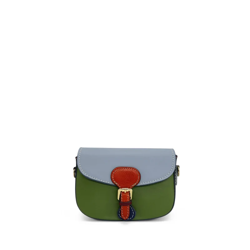 Mini-sac en cuir lisse MINI MADDY Multicolore 12