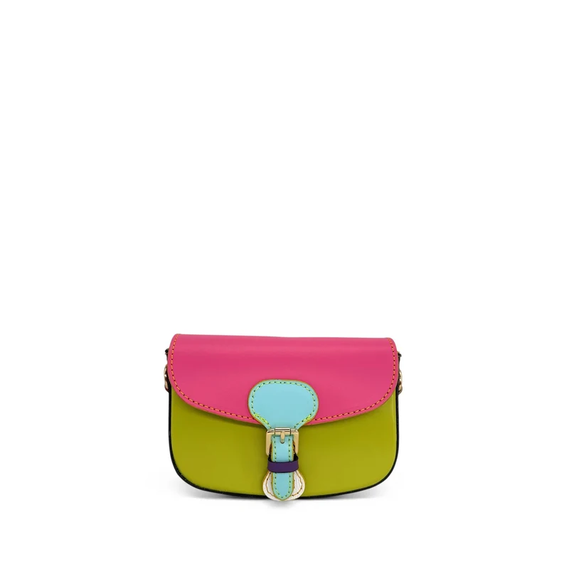 Mini-sac en cuir lisse MINI MADDY Multicolore 13