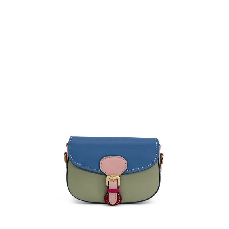 Mini-sac en cuir lisse MINI MADDY Multicolore 11
