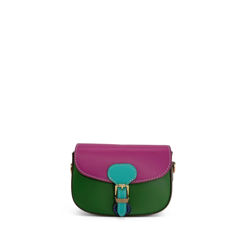 Mini-sac en cuir lisse MINI MADDY Multicolore 14