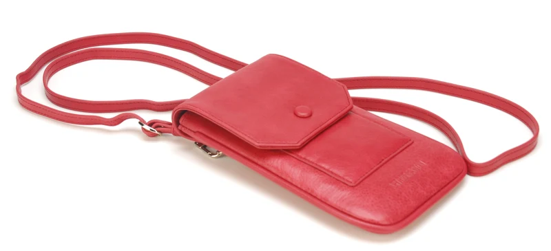 Pochette téléphone en cuir de buffle